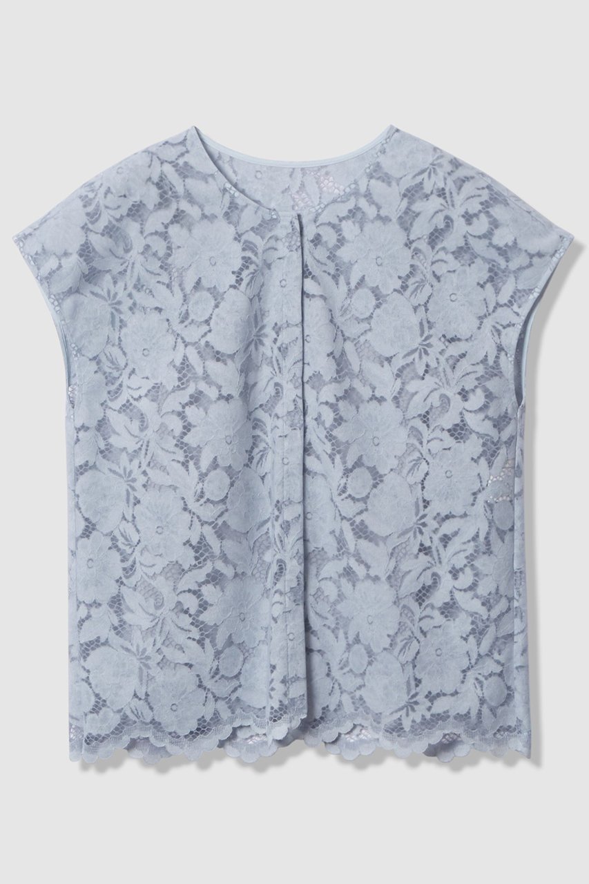 【アナイ/ANAYI】のコードレーススカラヘムブラウス 人気、トレンドファッション・服の通販 founy(ファニー) ファッション Fashion レディースファッション Fashion for Women トップス・カットソー Cut & Sew Tops シャツ・ブラウス・オフィスカジュアル Elegant Blouses & Button-Ups 2026年 2026 インディゴ Indigo Denim キャミソール Camisole, Spaghetti Strap Top ショート Short, Short Length スリーブ Sleeve, Long Sleeve / Short Sleeve チュール Tulip, Tulip Motif デニム Denim, Jeans Material フロント Front, Front Design リラックス Relax, Relaxed Fit レース Lace, Lace Fabric 夏 Summer 春 Spring S/S・春夏 SS, Spring/Summer, Warm Season other-1|ID: prp329100004843208 ipo3291000000035293933