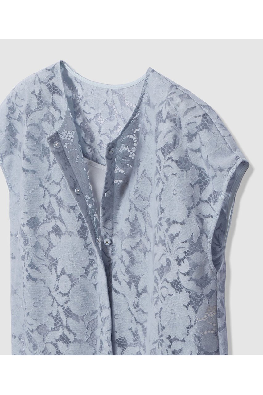 【アナイ/ANAYI】のコードレーススカラヘムブラウス 人気、トレンドファッション・服の通販 founy(ファニー) ファッション Fashion レディースファッション Fashion for Women トップス・カットソー Cut & Sew Tops シャツ・ブラウス・オフィスカジュアル Elegant Blouses & Button-Ups 2026年 2026 インディゴ Indigo Denim キャミソール Camisole, Spaghetti Strap Top ショート Short, Short Length スリーブ Sleeve, Long Sleeve / Short Sleeve チュール Tulip, Tulip Motif デニム Denim, Jeans Material フロント Front, Front Design リラックス Relax, Relaxed Fit レース Lace, Lace Fabric 夏 Summer 春 Spring S/S・春夏 SS, Spring/Summer, Warm Season other-3|ID: prp329100004843208 ipo3291000000035293936