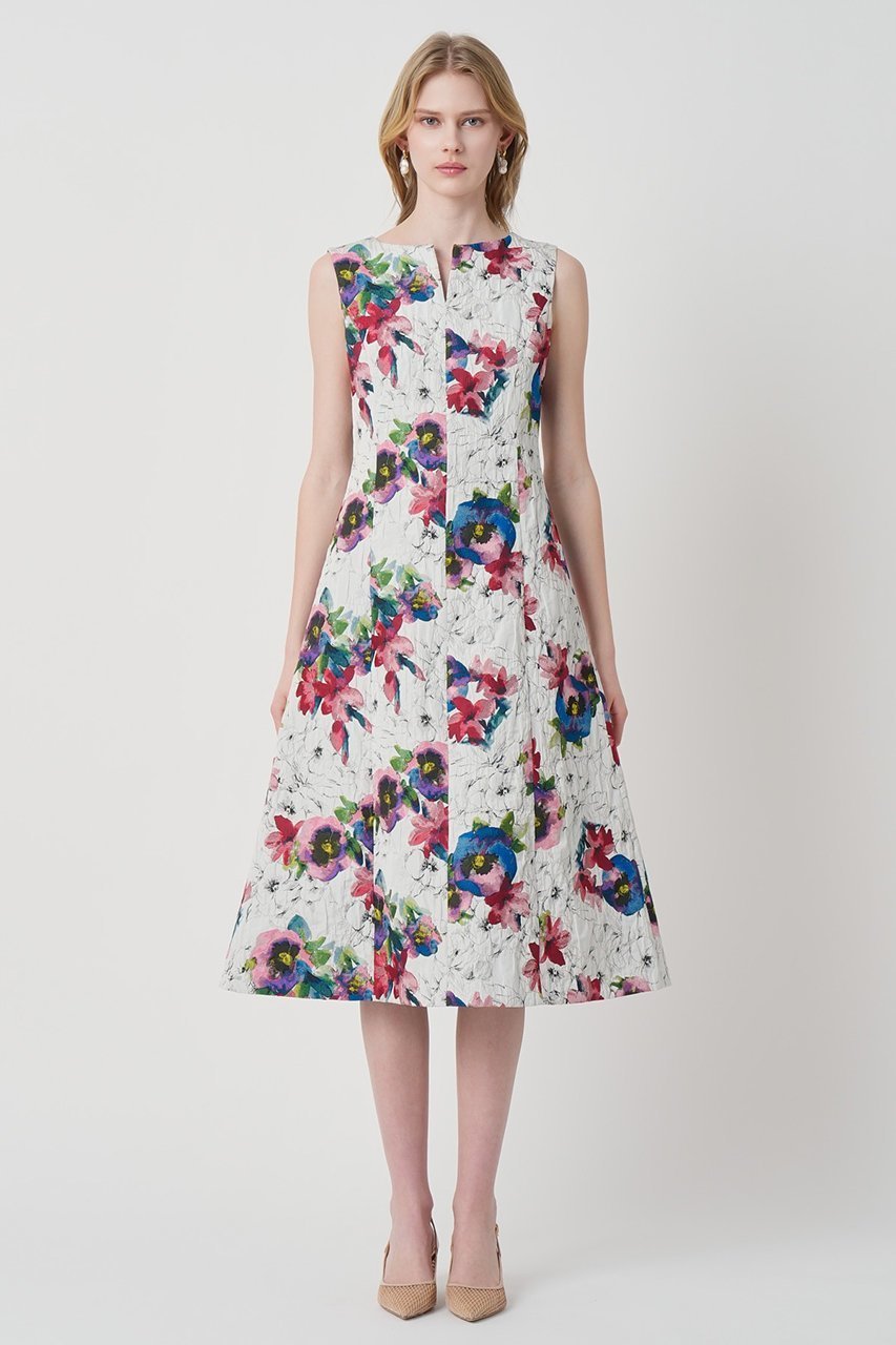 【アナイ/ANAYI】のふくれフラワージャガードキーホールフレアワンピース 人気、トレンドファッション・服の通販 founy(ファニー) ファッション Fashion レディースファッション Fashion for Women ワンピース Dresses チュニック Tunic Tops & Dresses 2026年 2026 ジャカード/ジャガード Jacquard, Woven Pattern スペシャル Special, Limited Edition チュニック Tunic, Long Top ラグジュアリー Luxury, Elegant 夏 Summer 春 Spring S/S・春夏 SS, Spring/Summer, Warm Season other-7|ID: prp329100004843210 ipo3291000000035293958