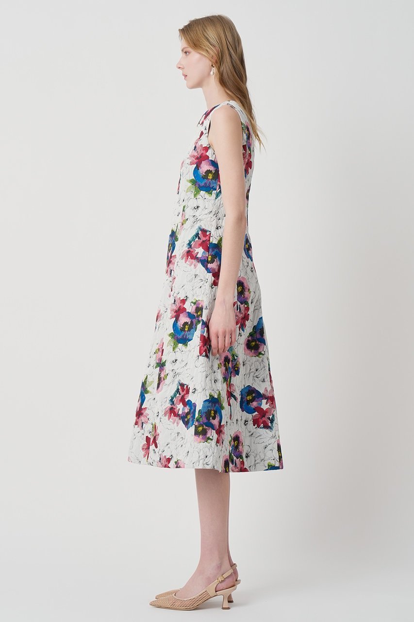 【アナイ/ANAYI】のふくれフラワージャガードキーホールフレアワンピース 人気、トレンドファッション・服の通販 founy(ファニー) ファッション Fashion レディースファッション Fashion for Women ワンピース Dresses チュニック Tunic Tops & Dresses 2026年 2026 ジャカード/ジャガード Jacquard, Woven Pattern スペシャル Special, Limited Edition チュニック Tunic, Long Top ラグジュアリー Luxury, Elegant 夏 Summer 春 Spring S/S・春夏 SS, Spring/Summer, Warm Season other-8|ID: prp329100004843210 ipo3291000000035293959