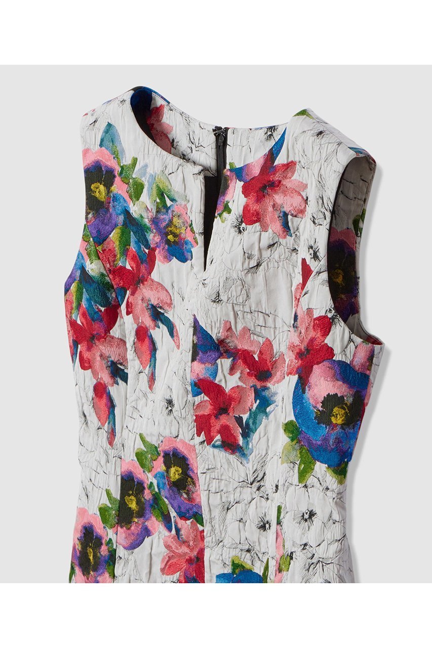 【アナイ/ANAYI】のふくれフラワージャガードキーホールフレアワンピース 人気、トレンドファッション・服の通販 founy(ファニー) 　ファッション　Fashion　レディースファッション　Fashion for Women　ワンピース　Dresses　チュニック　Tunic Tops & Dresses　2026年　2026　ジャカード／ジャガード　Jacquard, Woven Pattern　スペシャル　Special, Limited Edition　チュニック　Tunic, Long Top　ラグジュアリー　Luxury, Elegant　夏　Summer　春　Spring　S/S・春夏　SS, Spring/Summer, Warm Season　other-3|ID: prp329100004843210 ipo3291000000036230762