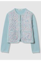 【アナイ/ANAYI】の【セットアップ対象商品】ブルーミックスツイードコンビカーディガン 人気、トレンドファッション・服の通販 founy(ファニー) ファッション Fashion レディースファッション Fashion for Women トップス・カットソー Cut & Sew Tops ニット Knit Tops & Sweaters カーディガン・羽織り Layered Style Cardigans 2026年 2026 カーディガン Cardigan, Knitwear セットアップ Set-Up, Coordinated Outfit ツイード Twill, Twill Weave フランス France, French ミラノリブ Milano Rib, Milano Stitch 夏 Summer 春 Spring S/S・春夏 SS, Spring/Summer, Warm Season |ID:prp329100004843211