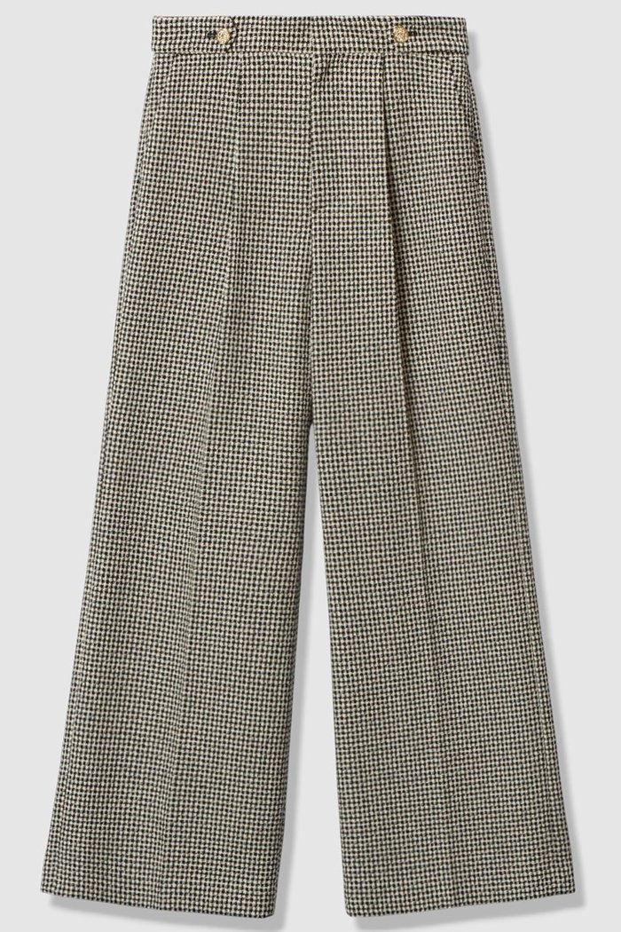 【アナイ/ANAYI】の【セットアップ対象商品】ドビーツイードタックワイドパンツ インテリア・キッズ・メンズ・レディースファッション・服の通販 founy(ファニー) https://founy.com/ ファッション Fashion レディースファッション Fashion for Women セットアップ Matching Sets レディースパンツ・ボトムス Pants & Trousers / Bottoms パンツ Pants & Trousers 2026年 2026 セットアップ Set-Up, Coordinated Outfit センター Center, Center Line チェック Check, Plaid, Tartan ワイド Wide, Wide Fit エレガント 上品 Elegant 夏 Summer 春 Spring S/S・春夏 SS, Spring/Summer, Warm Season |ID: prp329100004843215 ipo3291000000035293995