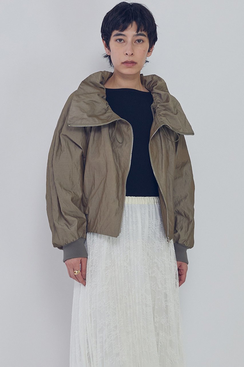 【プルミエ アロンディスモン/1er Arrondissement】のGruppocinqueメモリーツイルブルゾン 人気、トレンドファッション・服の通販 founy(ファニー) 　ファッション　Fashion　レディースファッション　Fashion for Women　アウター　Coat / Outerwear Collection　レディースジャケット・軽アウター　Jackets　ブルゾンジャケット・スポーティアウター　Blouson Jackets　イタリア　Italy　春　Spring　ギャザー　Gathered, Ruffled　ジャケット　Jacket, Outerwear　ブルゾン　Blouson, Bomber Jacket　S/S・春夏　SS, Spring/Summer, Warm Season　夏　Summer　2026年　2026　 other-1|ID: prp329100004843216 ipo3291000000036230784