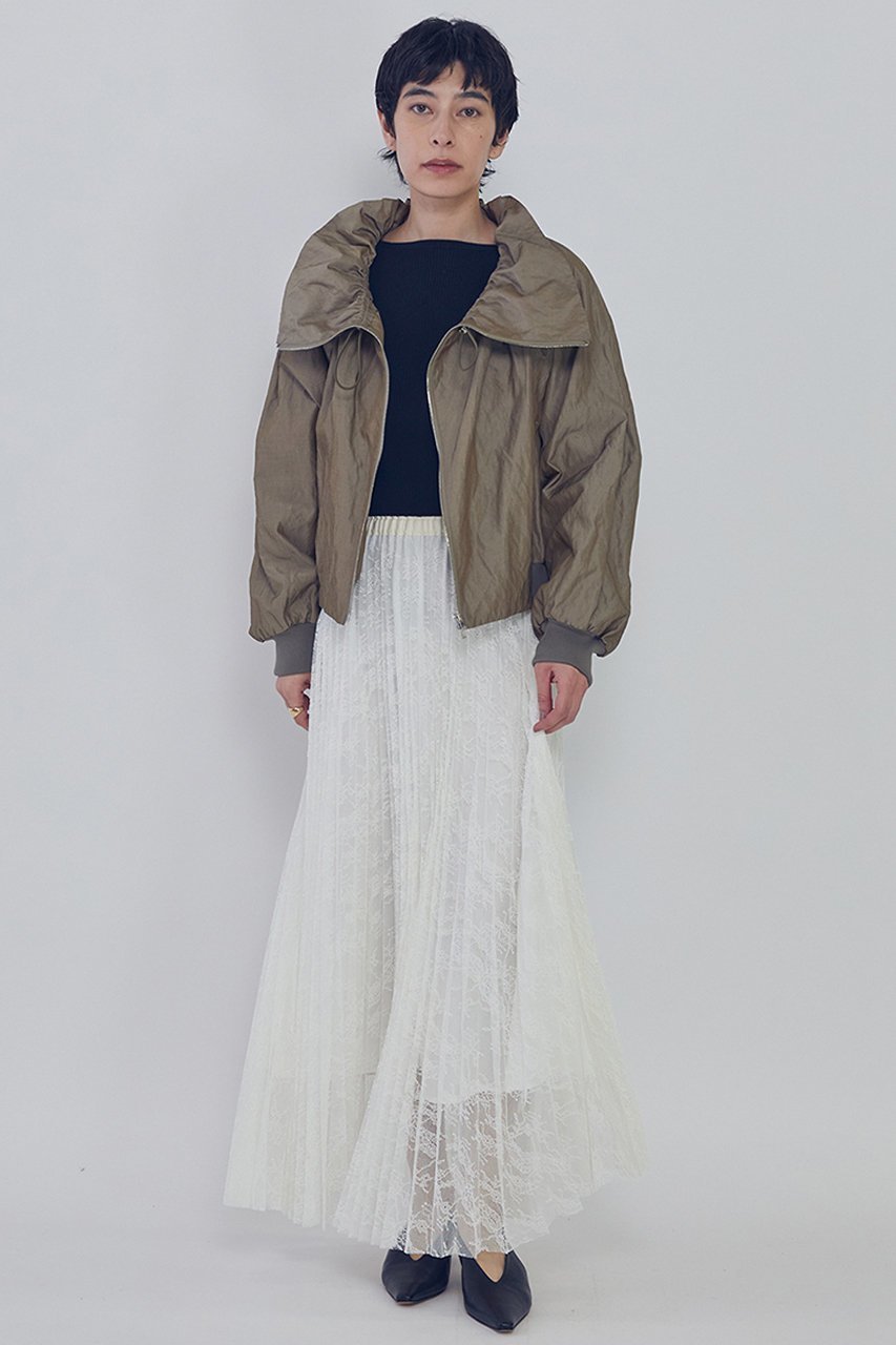 【プルミエ アロンディスモン/1er Arrondissement】のGruppocinqueメモリーツイルブルゾン 人気、トレンドファッション・服の通販 founy(ファニー) 　ファッション　Fashion　レディースファッション　Fashion for Women　アウター　Coat / Outerwear Collection　レディースジャケット・軽アウター　Jackets　ブルゾンジャケット・スポーティアウター　Blouson Jackets　イタリア　Italy　春　Spring　ギャザー　Gathered, Ruffled　ジャケット　Jacket, Outerwear　ブルゾン　Blouson, Bomber Jacket　S/S・春夏　SS, Spring/Summer, Warm Season　夏　Summer　2026年　2026　other-6|ID: prp329100004843216 ipo3291000000036230792