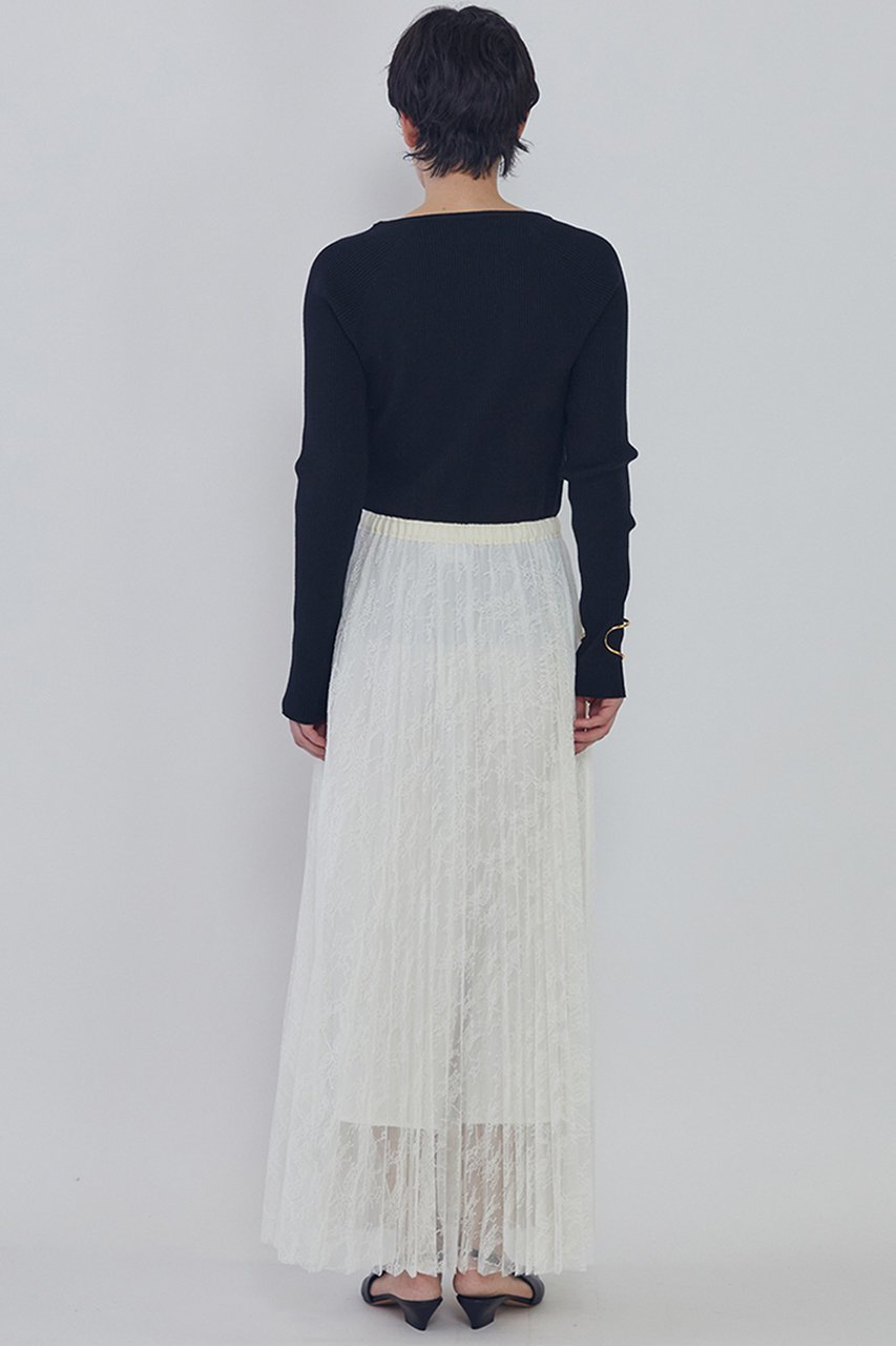 【プルミエ アロンディスモン/1er Arrondissement】のレースアコーディオンスカート 人気、トレンドファッション・服の通販 founy(ファニー) 　ファッション　Fashion　レディースファッション　Fashion for Women　スカート　Skirts　ロングスカート　Long Skirts / Maxi & Midi Skirts　2026年　2026　プリーツ　Pleats, Pleated　リラックス　Relax, Relaxed Fit　レース　Lace, Lace Fabric　ロング　Long, Long-Length　エレガント 上品　Elegant　夏　Summer　春　Spring　S/S・春夏　SS, Spring/Summer, Warm Season　other-3|ID: prp329100004843217 ipo3291000000035294022