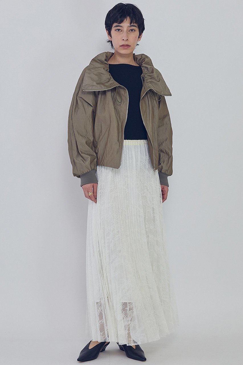 【プルミエ アロンディスモン/1er Arrondissement】のレースアコーディオンスカート 人気、トレンドファッション・服の通販 founy(ファニー) 　ファッション　Fashion　レディースファッション　Fashion for Women　スカート　Skirts　ロングスカート　Long Skirts / Maxi & Midi Skirts　2026年　2026　プリーツ　Pleats, Pleated　リラックス　Relax, Relaxed Fit　レース　Lace, Lace Fabric　ロング　Long, Long-Length　エレガント 上品　Elegant　夏　Summer　春　Spring　S/S・春夏　SS, Spring/Summer, Warm Season　other-5|ID: prp329100004843217 ipo3291000000035294024