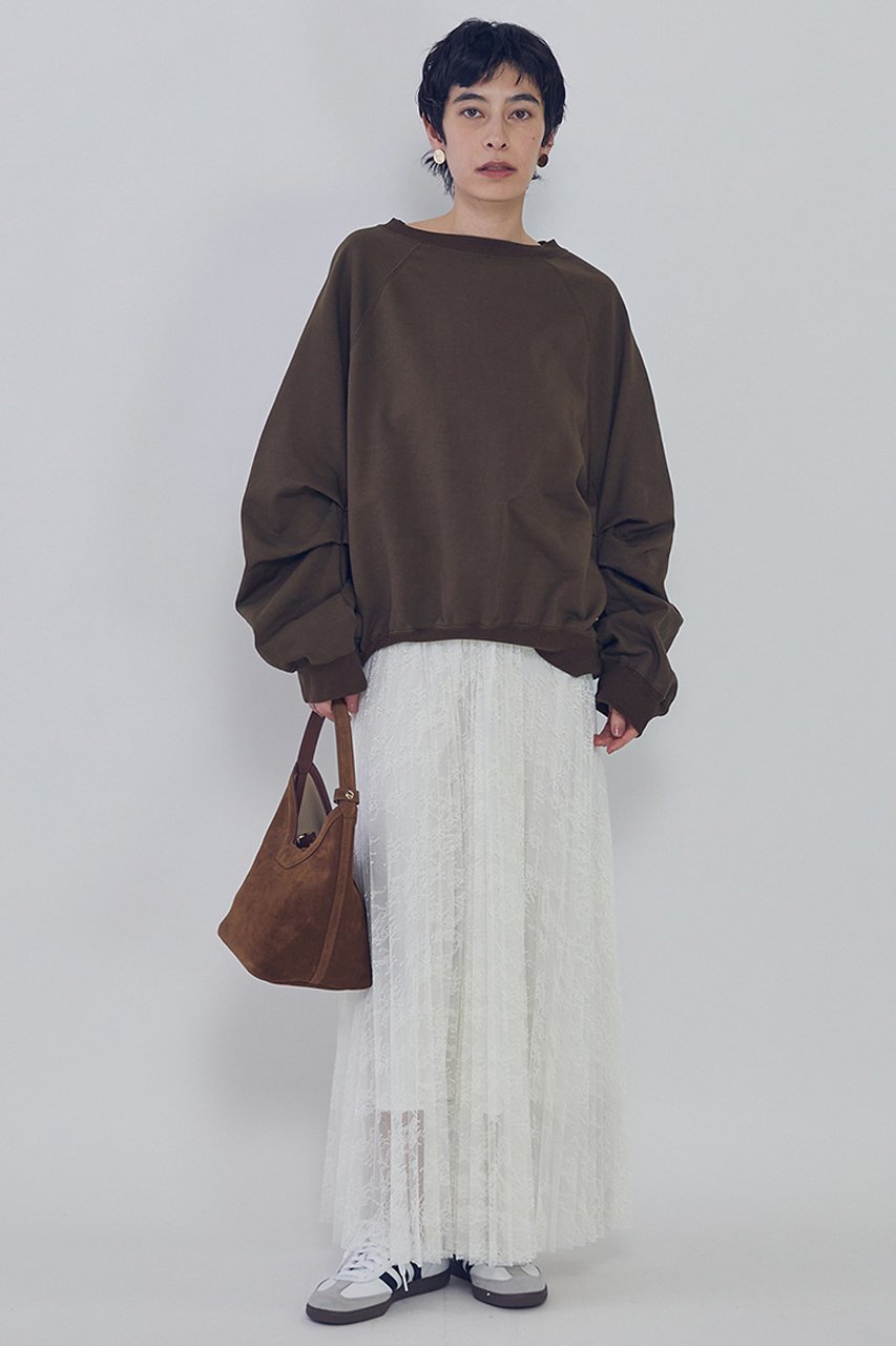 【プルミエ アロンディスモン/1er Arrondissement】のレースアコーディオンスカート 人気、トレンドファッション・服の通販 founy(ファニー) 　ファッション　Fashion　レディースファッション　Fashion for Women　スカート　Skirts　ロングスカート　Long Skirts / Maxi & Midi Skirts　プリーツ　Pleats, Pleated　リラックス　Relax, Relaxed Fit　レース　Lace, Lace Fabric　ロング　Long, Long-Length　エレガント 上品　Elegant　春　Spring　other-6|ID: prp329100004843217 ipo3291000000036781754