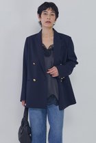 【プルミエ アロンディスモン/1er Arrondissement】のウールギャバジンジャケット ネイビー|ID:prp329100004843219