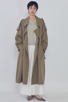 【プルミエ アロンディスモン/1er Arrondissement】のウールギャバジントレンチコート カーキ|ID: prp329100004843220 ipo3291000000036079933