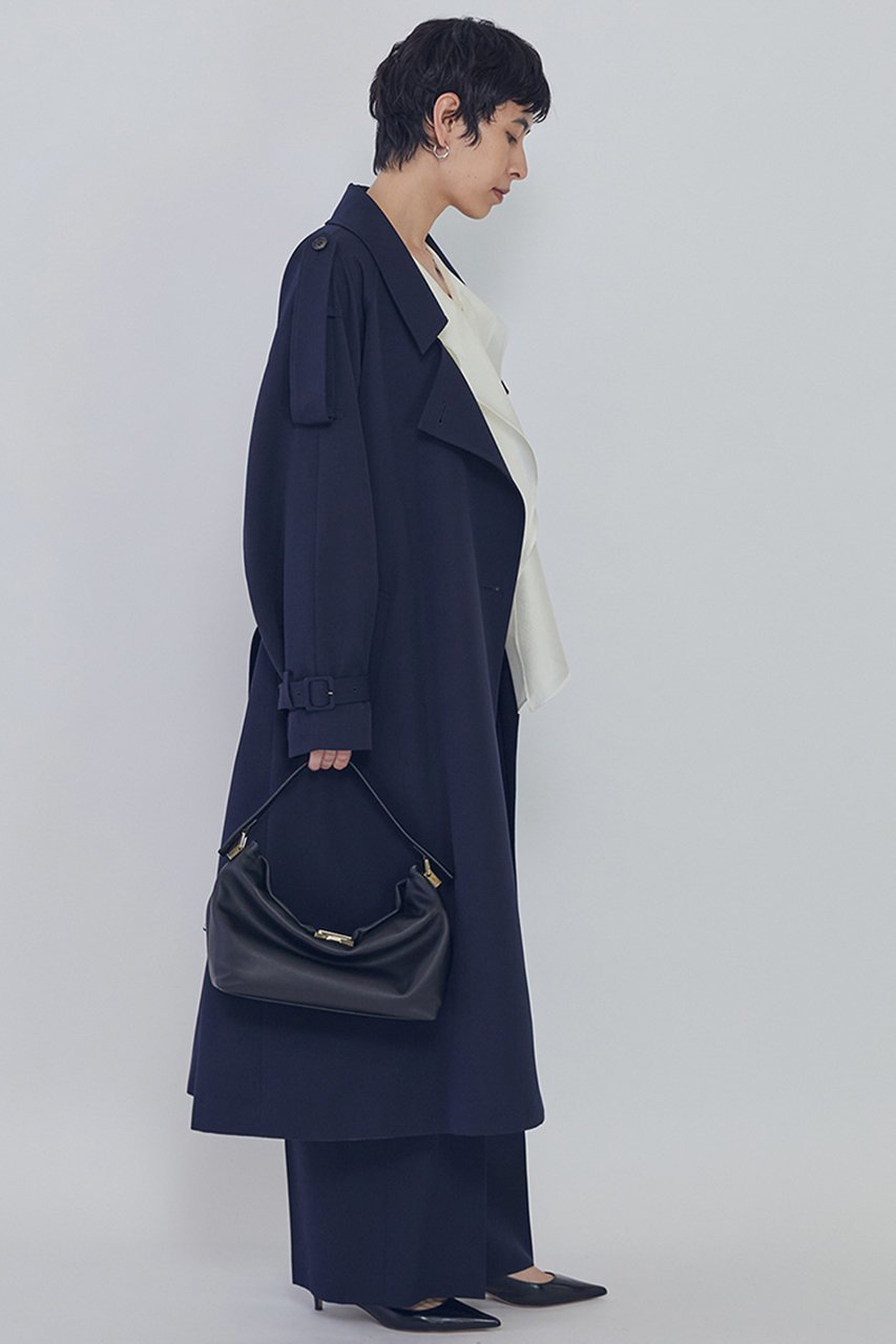 【プルミエ アロンディスモン/1er Arrondissement】のウールギャバジントレンチコート 人気、トレンドファッション・服の通販 founy(ファニー) 　ファッション　Fashion　レディースファッション　Fashion for Women　アウター　Coat / Outerwear Collection　コート・ロングコート・ピーコート　Long Coats, Peacoats & More　トレンチコート / 春秋の定番アウター　Trench Coats　2026年　2026　なめらか　Smooth, Silky Texture　トレンチ　Trench, Trench Coat　ロング　Long, Long-Length　夏　Summer　春　Spring　S/S・春夏　SS, Spring/Summer, Warm Season　other-3|ID: prp329100004843220 ipo3291000000036079936