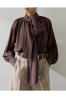 【ウィムガゼット/Whim Gazette】の製品染めボウブラウス 人気、トレンドファッション・服の通販 founy(ファニー) ファッション Fashion レディースファッション Fashion for Women トップス・カットソー Cut & Sew Tops シャツ・ブラウス・オフィスカジュアル Elegant Blouses & Button-Ups イエロー Yellow ヴィンテージ Vintage Style 春 Spring スリーブ Sleeve, Long Sleeve / Short Sleeve ボトム Bottoms, Lower Wear ロング Long, Long-Length S/S・春夏 SS, Spring/Summer, Warm Season おすすめ Recommended / Our Picks 夏 Summer エレガント 上品 Elegant 2026年 2026 |ID:prp329100004843223