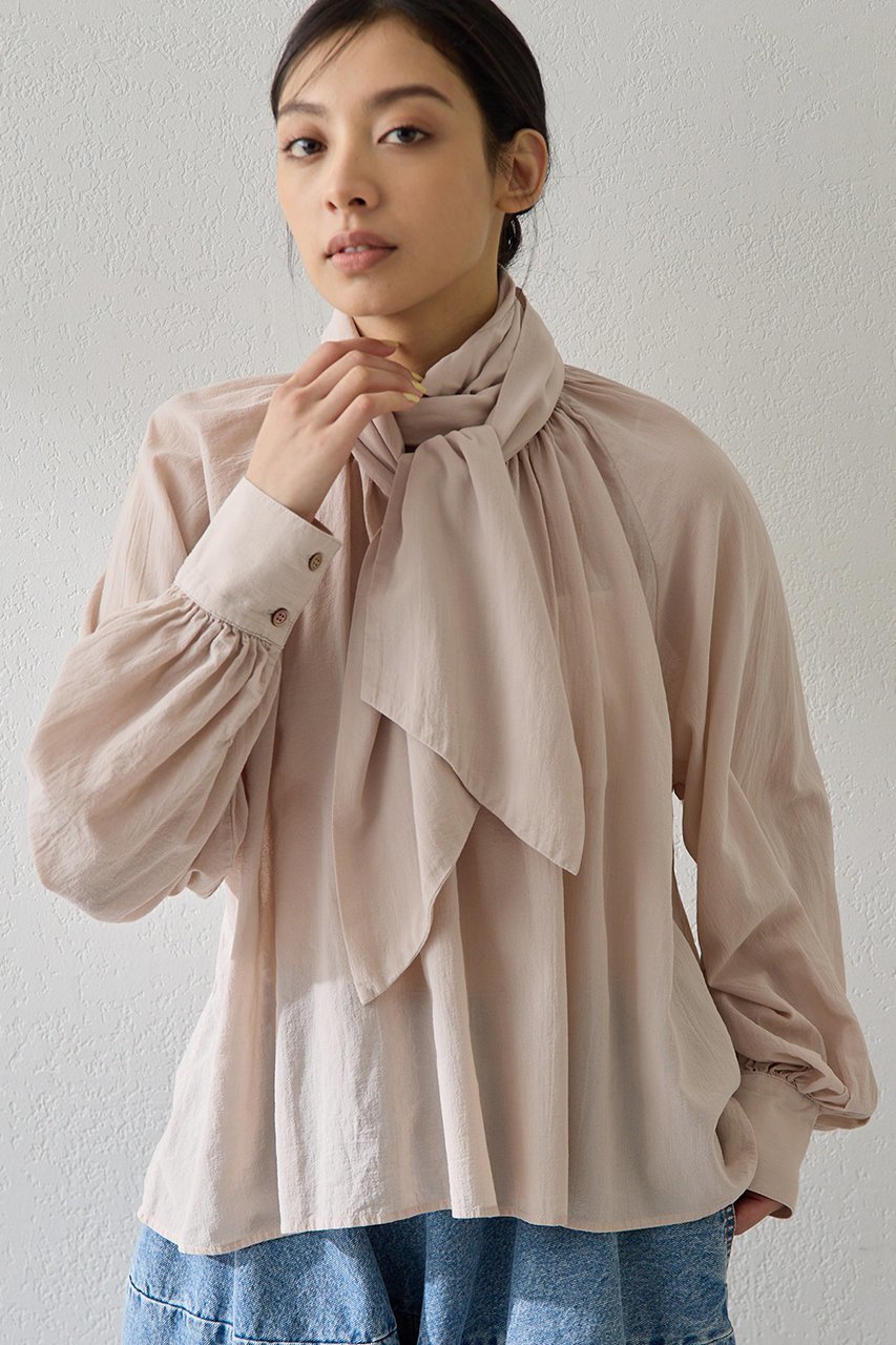 【ウィムガゼット/Whim Gazette】の製品染めボウブラウス インテリア・キッズ・メンズ・レディースファッション・服の通販 founy(ファニー) ファッション Fashion レディースファッション Fashion for Women トップス・カットソー Cut & Sew Tops シャツ・ブラウス・オフィスカジュアル Elegant Blouses & Button-Ups イエロー Yellow ヴィンテージ Vintage Style 春 Spring スリーブ Sleeve, Long Sleeve / Short Sleeve ボトム Bottoms, Lower Wear ロング Long, Long-Length S/S・春夏 SS, Spring/Summer, Warm Season おすすめ Recommended / Our Picks 夏 Summer エレガント 上品 Elegant 2026年 2026 ベージュ|ID: prp329100004843223 ipo3291000000035294068