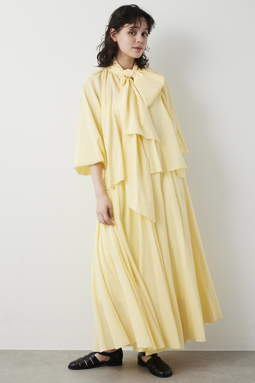 【ウィムガゼット/Whim Gazette】の製品染めボウブラウス 人気、トレンドファッション・服の通販 founy(ファニー) ファッション Fashion レディースファッション Fashion for Women トップス・カットソー Cut & Sew Tops シャツ・ブラウス・オフィスカジュアル Elegant Blouses & Button-Ups イエロー Yellow ヴィンテージ Vintage Style 春 Spring スリーブ Sleeve, Long Sleeve / Short Sleeve ボトム Bottoms, Lower Wear ロング Long, Long-Length S/S・春夏 SS, Spring/Summer, Warm Season おすすめ Recommended / Our Picks 夏 Summer エレガント 上品 Elegant 2026年 2026 other-2|ID: prp329100004843223 ipo3291000000035294070