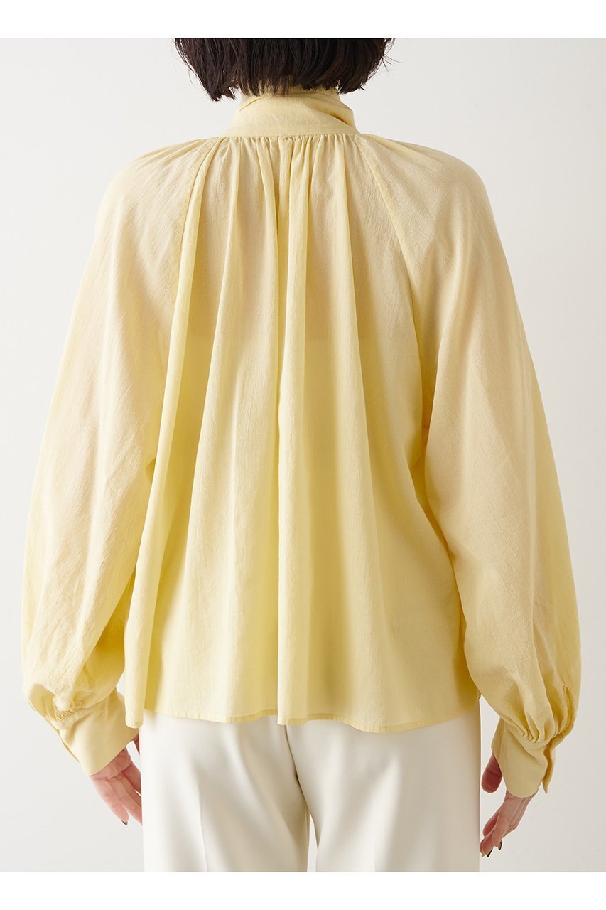 【ウィムガゼット/Whim Gazette】の製品染めボウブラウス 人気、トレンドファッション・服の通販 founy(ファニー) 　ファッション　Fashion　レディースファッション　Fashion for Women　トップス・カットソー　Cut & Sew Tops　シャツ・ブラウス・オフィスカジュアル　Elegant Blouses & Button-Ups　イエロー　Yellow　ヴィンテージ　Vintage Style　春　Spring　スリーブ　Sleeve, Long Sleeve / Short Sleeve　ボトム　Bottoms, Lower Wear　ロング　Long, Long-Length　S/S・春夏　SS, Spring/Summer, Warm Season　おすすめ　Recommended / Our Picks　夏　Summer　エレガント 上品　Elegant　2026年　2026　other-8|ID: prp329100004843223 ipo3291000000035777962