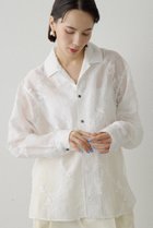 【ウィムガゼット/Whim Gazette】の3D刺繍シャツ オフホワイト|ID: prp329100004843224 ipo3291000000036079946