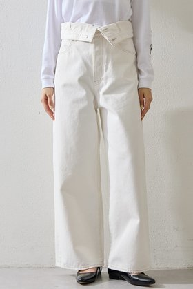 【ウィムガゼット/Whim Gazette】のハイウエストデニムパンツ 人気、トレンドファッション・服の通販 founy(ファニー) ファッション Fashion レディースファッション Fashion for Women パンツ Pants & Trousers デニムパンツ・ジーンズ・美脚デニム Denim Jeans & Pants ダメージ Distressed, Destroyed デニム Denim, Jeans Material ポケット Pocket, Pocket Detail ワイド Wide, Wide Fit ヴィンテージ Vintage Style |ID:prp329100004843225