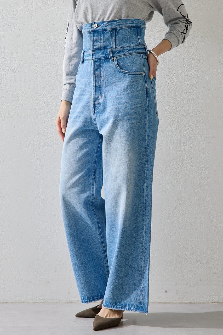 【ウィムガゼット/Whim Gazette】のハイウエストデニムパンツ 人気、トレンドファッション・服の通販 founy(ファニー) 　ファッション　Fashion　レディースファッション　Fashion for Women　パンツ　Pants & Trousers　デニムパンツ・ジーンズ・美脚デニム　Denim Jeans & Pants　2026年　2026　ダメージ　Distressed, Destroyed　デニム　Denim, Jeans Material　ポケット　Pocket, Pocket Detail　ワイド　Wide, Wide Fit　ヴィンテージ　Vintage Style　夏　Summer　春　Spring　S/S・春夏　SS, Spring/Summer, Warm Season　other-6|ID: prp329100004843225 ipo3291000000036079961