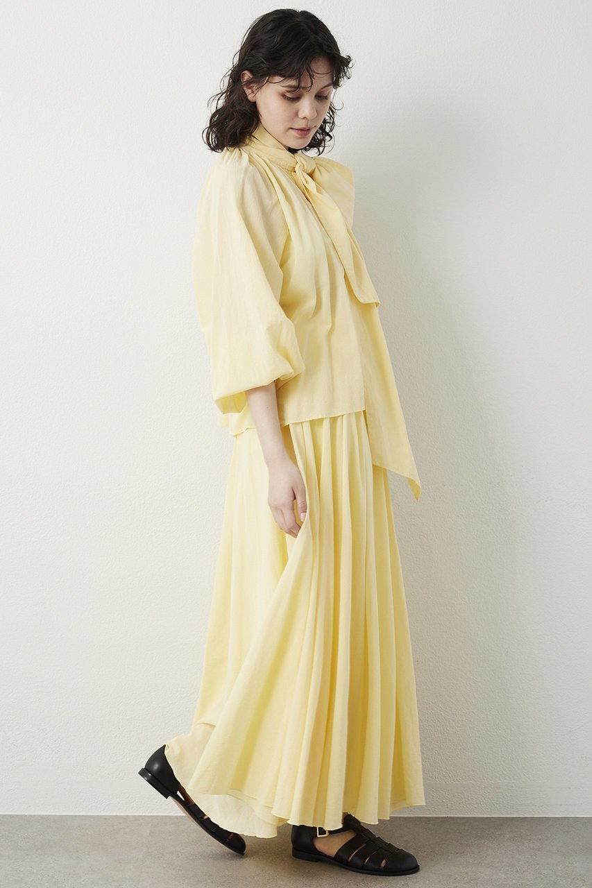 【ウィムガゼット/Whim Gazette】の製品染めカラースカート 人気、トレンドファッション・服の通販 founy(ファニー) ファッション Fashion レディースファッション Fashion for Women スカート Skirts ロングスカート Long Skirts / Maxi & Midi Skirts イエロー Yellow ヴィンテージ Vintage Style 春 Spring ギャザー Gathered, Ruffled シンプル Simple, Minimal バランス Balance, Style Balance ロング Long, Long-Length S/S・春夏 SS, Spring/Summer, Warm Season おすすめ Recommended / Our Picks 夏 Summer エレガント 上品 Elegant 2026年 2026 other-5|ID: prp329100004843227 ipo3291000000035294111