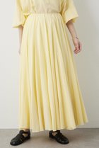 【ウィムガゼット/Whim Gazette】の製品染めカラースカート イエロー|ID: prp329100004843227 ipo3291000000035443823