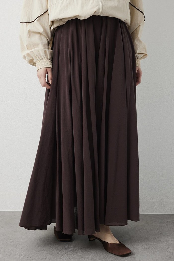 【ウィムガゼット/Whim Gazette】の製品染めカラースカート インテリア・キッズ・メンズ・レディースファッション・服の通販 founy(ファニー) https://founy.com/ ファッション Fashion レディースファッション Fashion for Women スカート Skirts ロングスカート Long Skirts / Maxi & Midi Skirts イエロー Yellow ヴィンテージ Vintage Style 春 Spring ギャザー Gathered, Ruffled シンプル Simple, Minimal バランス Balance, Style Balance ロング Long, Long-Length S/S・春夏 SS, Spring/Summer, Warm Season おすすめ Recommended / Our Picks 夏 Summer エレガント 上品 Elegant 2026年 2026 |ID: prp329100004843227 ipo3291000000035672022