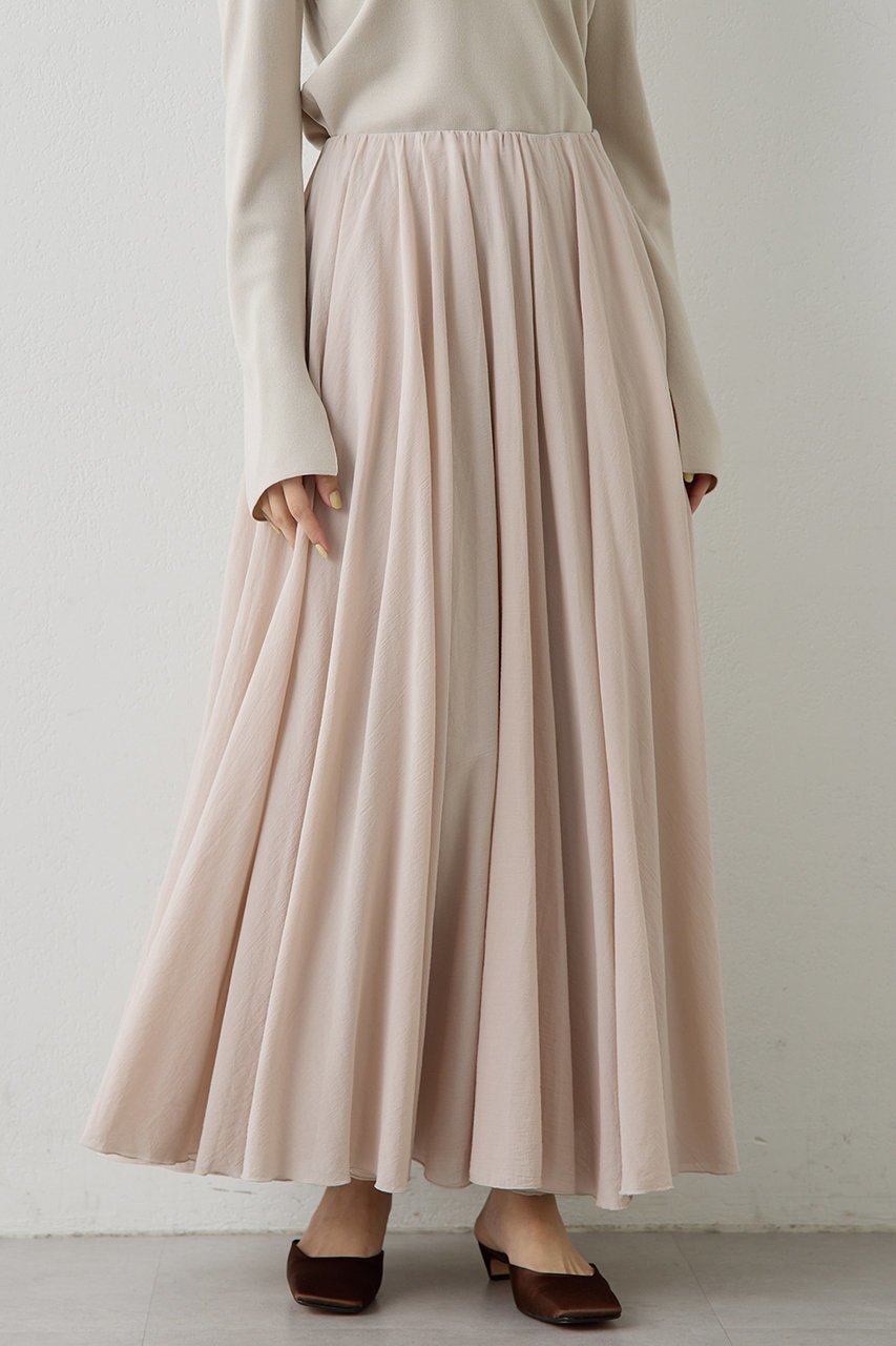 【ウィムガゼット/Whim Gazette】の製品染めカラースカート インテリア・キッズ・メンズ・レディースファッション・服の通販 founy(ファニー) 　ファッション　Fashion　レディースファッション　Fashion for Women　スカート　Skirts　ロングスカート　Long Skirts / Maxi & Midi Skirts　イエロー　Yellow　ヴィンテージ　Vintage Style　春　Spring　ギャザー　Gathered, Ruffled　シンプル　Simple, Minimal　バランス　Balance, Style Balance　ロング　Long, Long-Length　S/S・春夏　SS, Spring/Summer, Warm Season　おすすめ　Recommended / Our Picks　夏　Summer　エレガント 上品　Elegant　2026年　2026　ベージュ|ID: prp329100004843227 ipo3291000000035672027