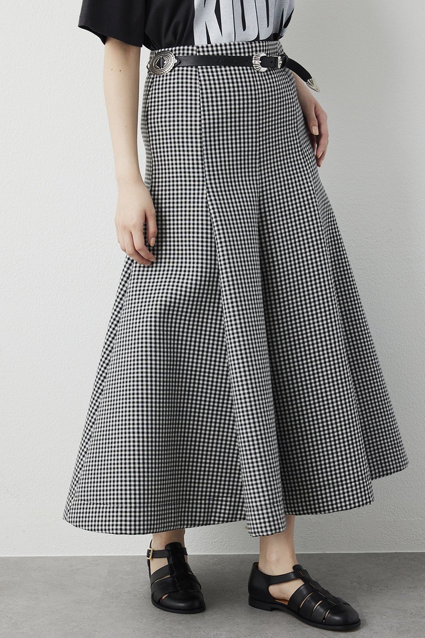 【ウィムガゼット/Whim Gazette】のボンディングギンガムスカート 人気、トレンドファッション・服の通販 founy(ファニー) 　ファッション　Fashion　レディースファッション　Fashion for Women　スカート　Skirts　ロングスカート　Long Skirts / Maxi & Midi Skirts　2026年　2026　ギンガム　Gingham, Gingham Fabric　クラシカル　Classical, Vintage-Inspired　シンプル　Simple, Minimal　チェック　Check, Plaid, Tartan　バランス　Balance, Style Balance　フレア　Flare, Flared　ボンディング　Bonding, Bonded Fabric　ロング　Long, Long-Length　夏　Summer　春　Spring　S/S・春夏　SS, Spring/Summer, Warm Season　other-6|ID: prp329100004843228 ipo3291000000035776090