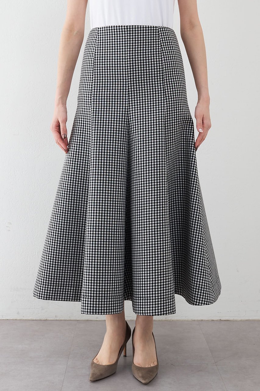 【ウィムガゼット/Whim Gazette】のボンディングギンガムスカート 人気、トレンドファッション・服の通販 founy(ファニー) 　ファッション　Fashion　レディースファッション　Fashion for Women　スカート　Skirts　ロングスカート　Long Skirts / Maxi & Midi Skirts　2026年　2026　ギンガム　Gingham, Gingham Fabric　クラシカル　Classical, Vintage-Inspired　シンプル　Simple, Minimal　チェック　Check, Plaid, Tartan　バランス　Balance, Style Balance　フレア　Flare, Flared　ボンディング　Bonding, Bonded Fabric　ロング　Long, Long-Length　夏　Summer　春　Spring　S/S・春夏　SS, Spring/Summer, Warm Season　other-7|ID: prp329100004843228 ipo3291000000035776091