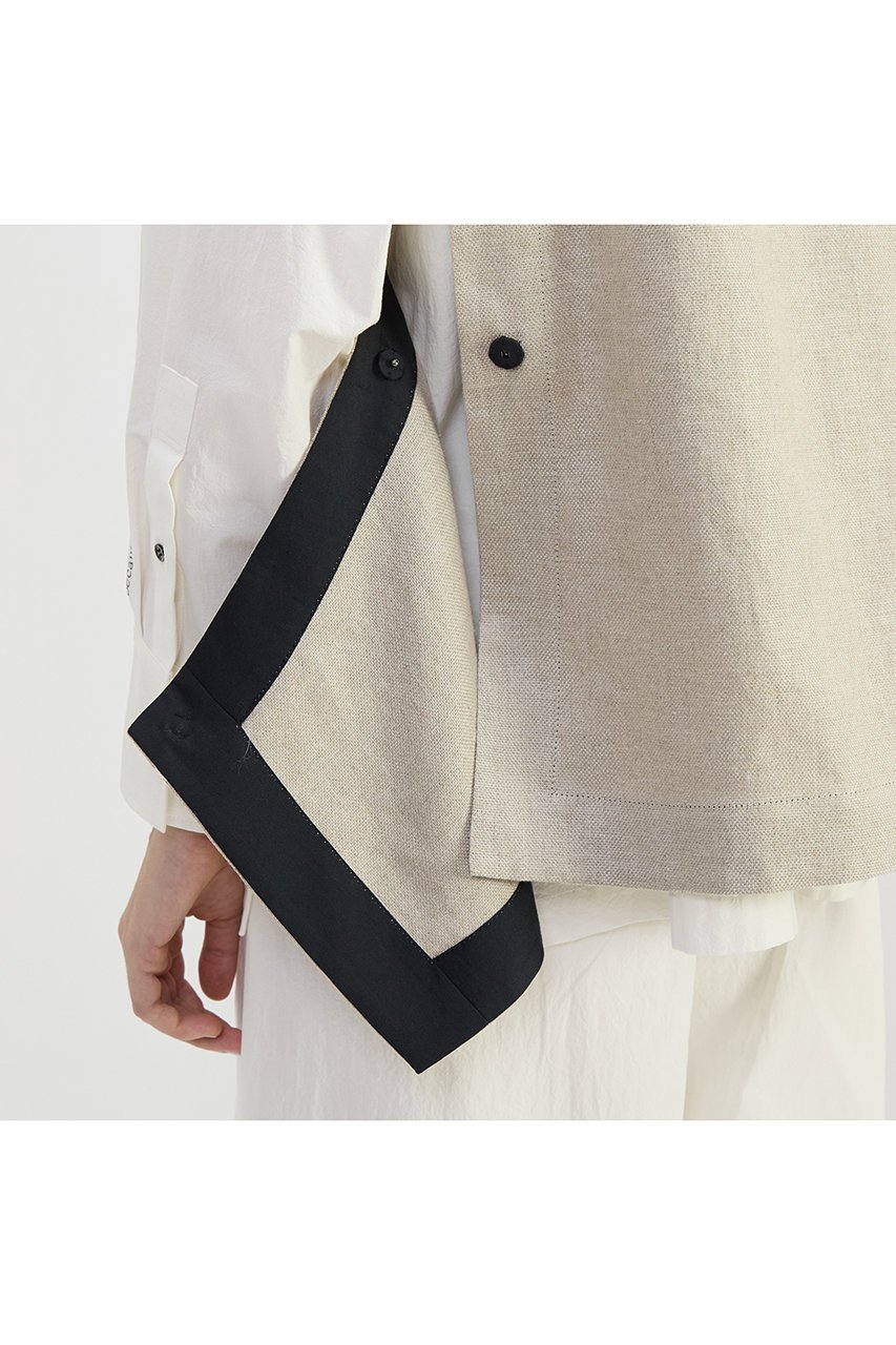 【プレインピープル/PLAIN PEOPLE】のリネンオックスデザインベスト 人気、トレンドファッション・服の通販 founy(ファニー) 　ファッション　Fashion　レディースファッション　Fashion for Women　アウター　Coat / Outerwear Collection　レディースジャケット・軽アウター　Jackets　2026年　2026　ジャケット　Jacket, Outerwear　トリミング　Trimming, Decorative Edge　ベスト　Vest, Waistcoat　リネン　Linen, Linen Fabric　夏　Summer　春　Spring　S/S・春夏　SS, Spring/Summer, Warm Season　other-5|ID: prp329100004843230 ipo3291000000036230838