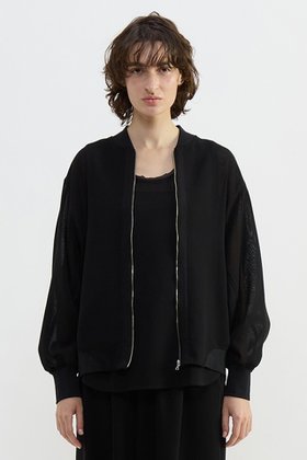 【プレインピープル/PLAIN PEOPLE】 ウールメッシュスタジアムブルゾン人気、トレンドファッション・服の通販 founy(ファニー) ファッション Fashion レディースファッション Fashion for Women アウター Coat / Outerwear Collection レディースジャケット・軽アウター Jackets ブルゾンジャケット・スポーティアウター Blouson Jackets 2026年 2026 シンプル Simple, Minimal ジャケット Jacket, Outerwear ドレス Dress, One-Piece フロント Front, Front Design ブルゾン Blouson, Bomber Jacket ポケット Pocket, Pocket Detail メッシュ Mesh, Net Fabric エレガント 上品 Elegant 夏 Summer 春 Spring S/S・春夏 SS, Spring/Summer, Warm Season |ID:prp329100004843234