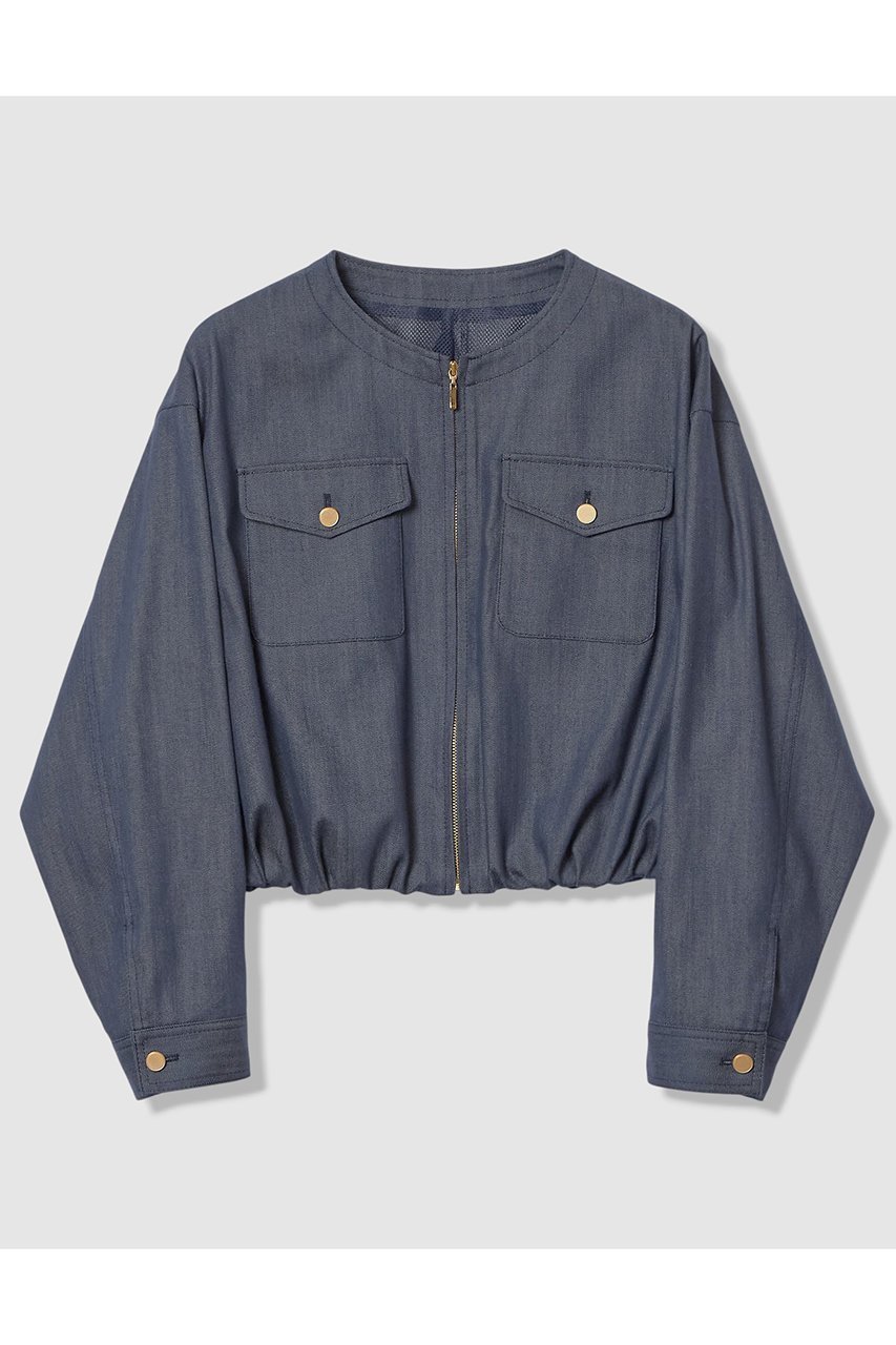 【アナイ/ANAYI】のデニムライクバルーンブルゾン インテリア・キッズ・メンズ・レディースファッション・服の通販 founy(ファニー) ファッション Fashion レディースファッション Fashion for Women アウター Coat / Outerwear Collection レディースジャケット・軽アウター Jackets ブルゾンジャケット・スポーティアウター Blouson Jackets 2026年 2026 ジャケット Jacket, Outerwear ストレッチ Stretch, Stretchy Fabric デニム Denim, Jeans Material トレンド Trend, Trending Now バルーン Balloon, Balloon Silhouette ブルゾン Blouson, Bomber Jacket メッシュ Mesh, Net Fabric ロング Long, Long-Length 夏 Summer 春 Spring S/S・春夏 SS, Spring/Summer, Warm Season インディゴ|ID: prp329100004843237 ipo3291000000035294187