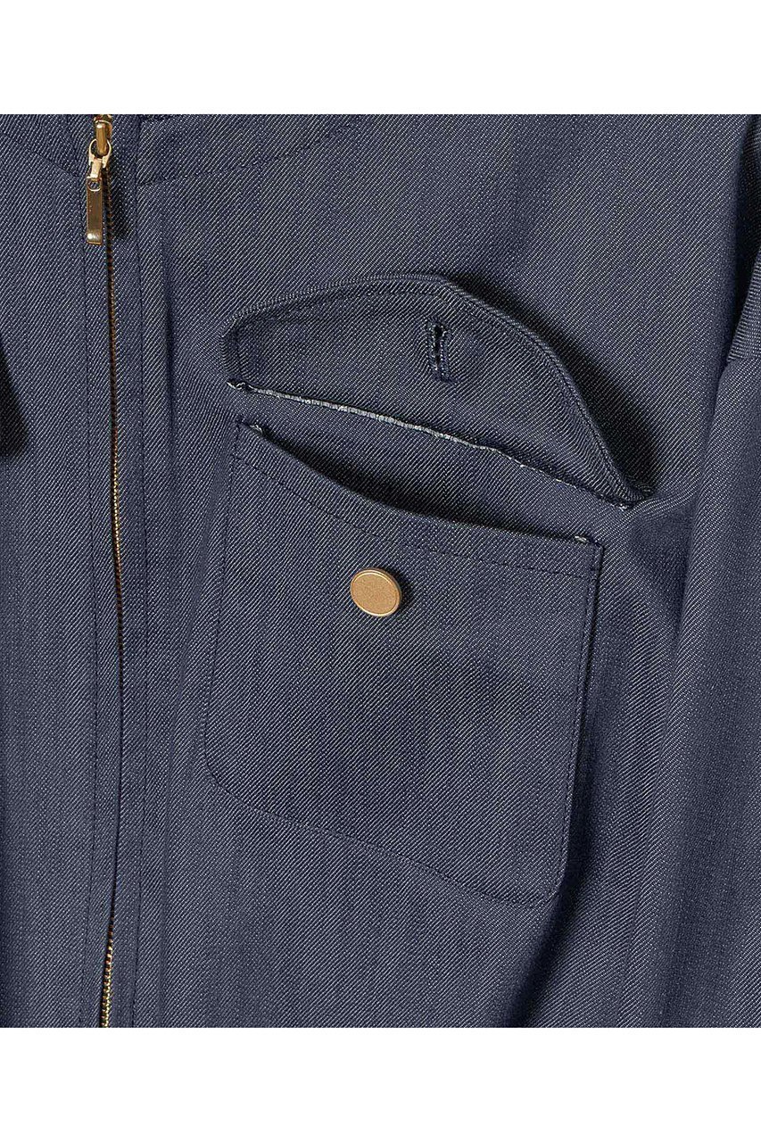 【アナイ/ANAYI】のデニムライクバルーンブルゾン 人気、トレンドファッション・服の通販 founy(ファニー) 　ファッション　Fashion　レディースファッション　Fashion for Women　アウター　Coat / Outerwear Collection　レディースジャケット・軽アウター　Jackets　ブルゾンジャケット・スポーティアウター　Blouson Jackets　ジャケット　Jacket, Outerwear　ストレッチ　Stretch, Stretchy Fabric　デニム　Denim, Jeans Material　トレンド　Trend, Trending Now　バルーン　Balloon, Balloon Silhouette　ブルゾン　Blouson, Bomber Jacket　メッシュ　Mesh, Net Fabric　ロング　Long, Long-Length　other-4|ID: prp329100004843237 ipo3291000000035776137