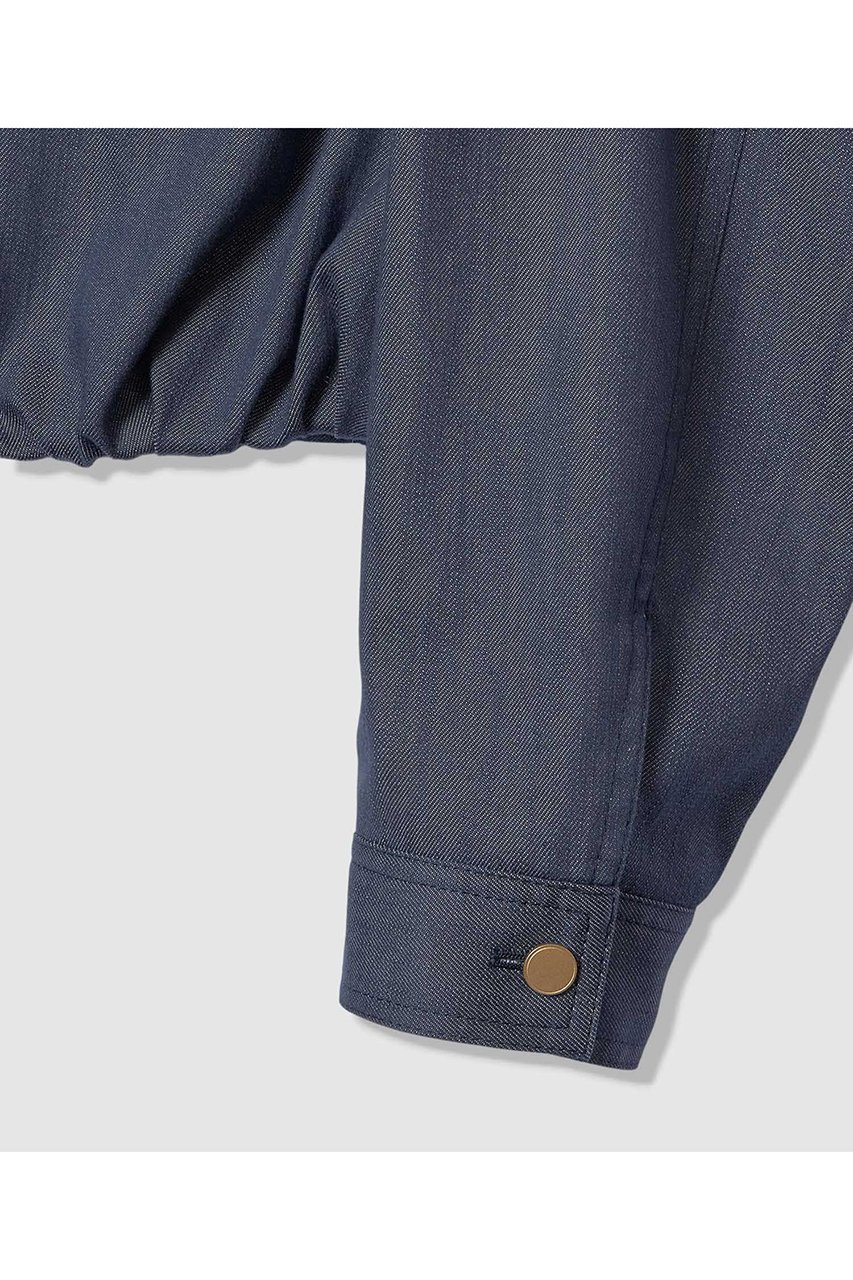 【アナイ/ANAYI】のデニムライクバルーンブルゾン 人気、トレンドファッション・服の通販 founy(ファニー) 　ファッション　Fashion　レディースファッション　Fashion for Women　アウター　Coat / Outerwear Collection　レディースジャケット・軽アウター　Jackets　ブルゾンジャケット・スポーティアウター　Blouson Jackets　ジャケット　Jacket, Outerwear　ストレッチ　Stretch, Stretchy Fabric　デニム　Denim, Jeans Material　トレンド　Trend, Trending Now　バルーン　Balloon, Balloon Silhouette　ブルゾン　Blouson, Bomber Jacket　メッシュ　Mesh, Net Fabric　ロング　Long, Long-Length　other-5|ID: prp329100004843237 ipo3291000000035776138