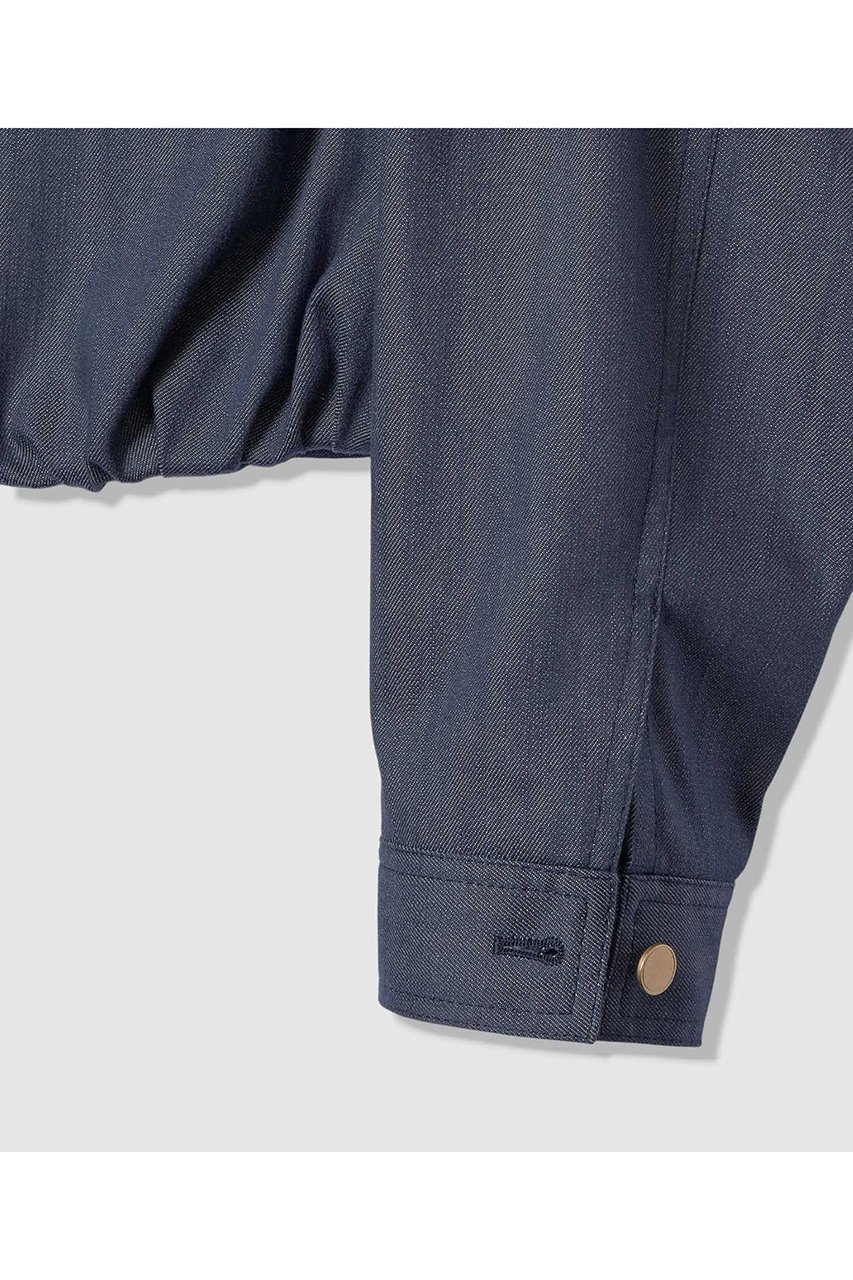 【アナイ/ANAYI】のデニムライクバルーンブルゾン 人気、トレンドファッション・服の通販 founy(ファニー) 　ファッション　Fashion　レディースファッション　Fashion for Women　アウター　Coat / Outerwear Collection　レディースジャケット・軽アウター　Jackets　ブルゾンジャケット・スポーティアウター　Blouson Jackets　ジャケット　Jacket, Outerwear　ストレッチ　Stretch, Stretchy Fabric　デニム　Denim, Jeans Material　トレンド　Trend, Trending Now　バルーン　Balloon, Balloon Silhouette　ブルゾン　Blouson, Bomber Jacket　メッシュ　Mesh, Net Fabric　ロング　Long, Long-Length　other-6|ID: prp329100004843237 ipo3291000000035776139