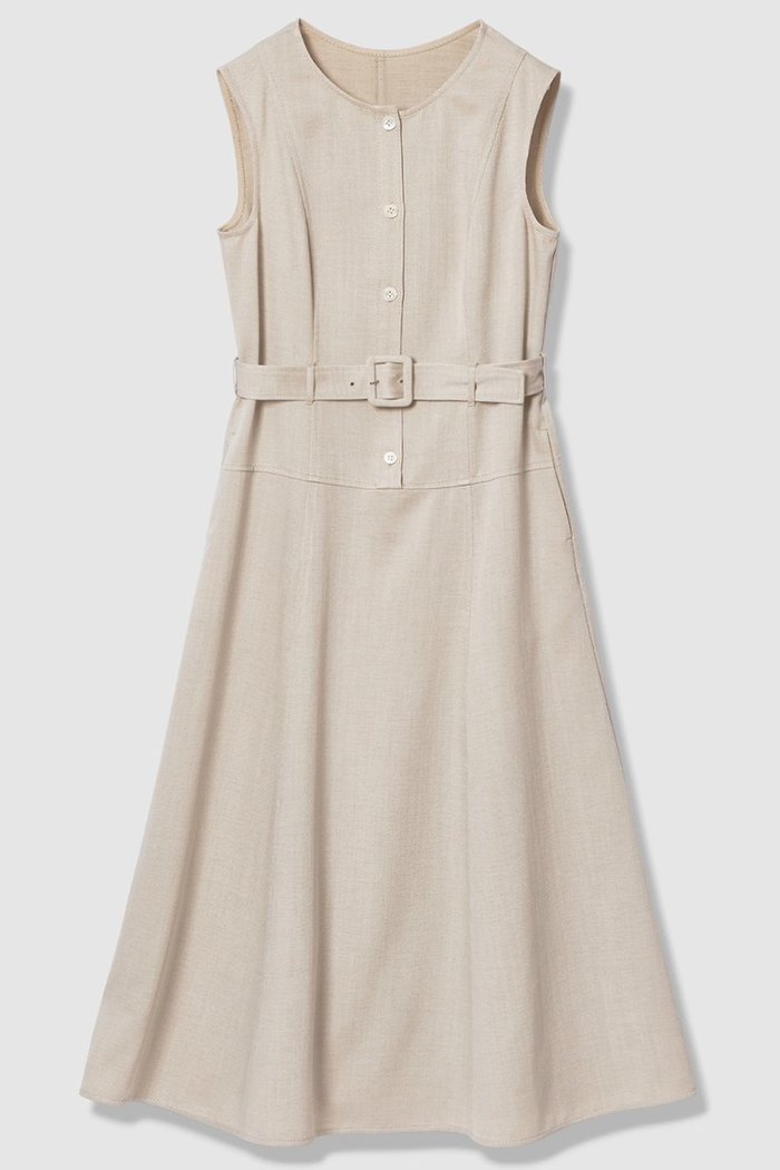 【アナイ/ANAYI】の【セットアップ対象商品】オックスストレッチベルテッドワンピース インテリア・キッズ・メンズ・レディースファッション・服の通販 founy(ファニー) https://founy.com/ ファッション Fashion レディースファッション Fashion for Women ワンピース Dresses チュニック Tunic Tops & Dresses 2026年 2026 オックス Oxford Fabric ジャケット Jacket, Outerwear ストレッチ Stretch, Stretchy Fabric セットアップ Set-Up, Coordinated Outfit チュニック Tunic, Long Top ノースリーブ Sleeveless, No-Sleeve フレア Flare, Flared フロント Front, Front Design ロング Long, Long-Length エレガント 上品 Elegant 夏 Summer 春 Spring S/S・春夏 SS, Spring/Summer, Warm Season ビジネス 仕事 通勤 Business / Work / Commuting |ID: prp329100004843238 ipo3291000000035294195