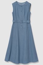 【アナイ/ANAYI】の【セットアップ対象商品】オックスストレッチベルテッドワンピース インディゴ|ID: prp329100004843238 ipo3291000000036102213