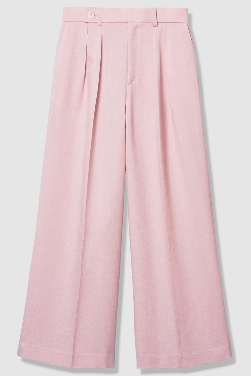 【アナイ/ANAYI】の【セットアップ対象商品】オックスストレッチタックワイドパンツ インテリア・キッズ・メンズ・レディースファッション・服の通販 founy(ファニー) 　ファッション　Fashion　レディースファッション　Fashion for Women　セットアップ　Matching Sets　レディースパンツ・ボトムス　Pants & Trousers / Bottoms　パンツ　Pants & Trousers　2026年　2026　おすすめ　Recommended / Our Picks　オックス　Oxford Fabric　ジャケット　Jacket, Outerwear　ストレッチ　Stretch, Stretchy Fabric　セットアップ　Set-Up, Coordinated Outfit　ダブル　Double, Double-Breasted　トレンド　Trend, Trending Now　バランス　Balance, Style Balance　フロント　Front, Front Design　ワイド　Wide, Wide Fit　エレガント 上品　Elegant　夏　Summer　春　Spring　S/S・春夏　SS, Spring/Summer, Warm Season　ビジネス 仕事 通勤　Business / Work / Commuting　ピンク|ID: prp329100004843239 ipo3291000000035609257