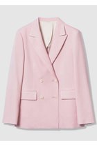 【アナイ/ANAYI】の【セットアップ対象商品】オックスストレッチダブルジャケット ピンク|ID: prp329100004843240 ipo3291000000035294219