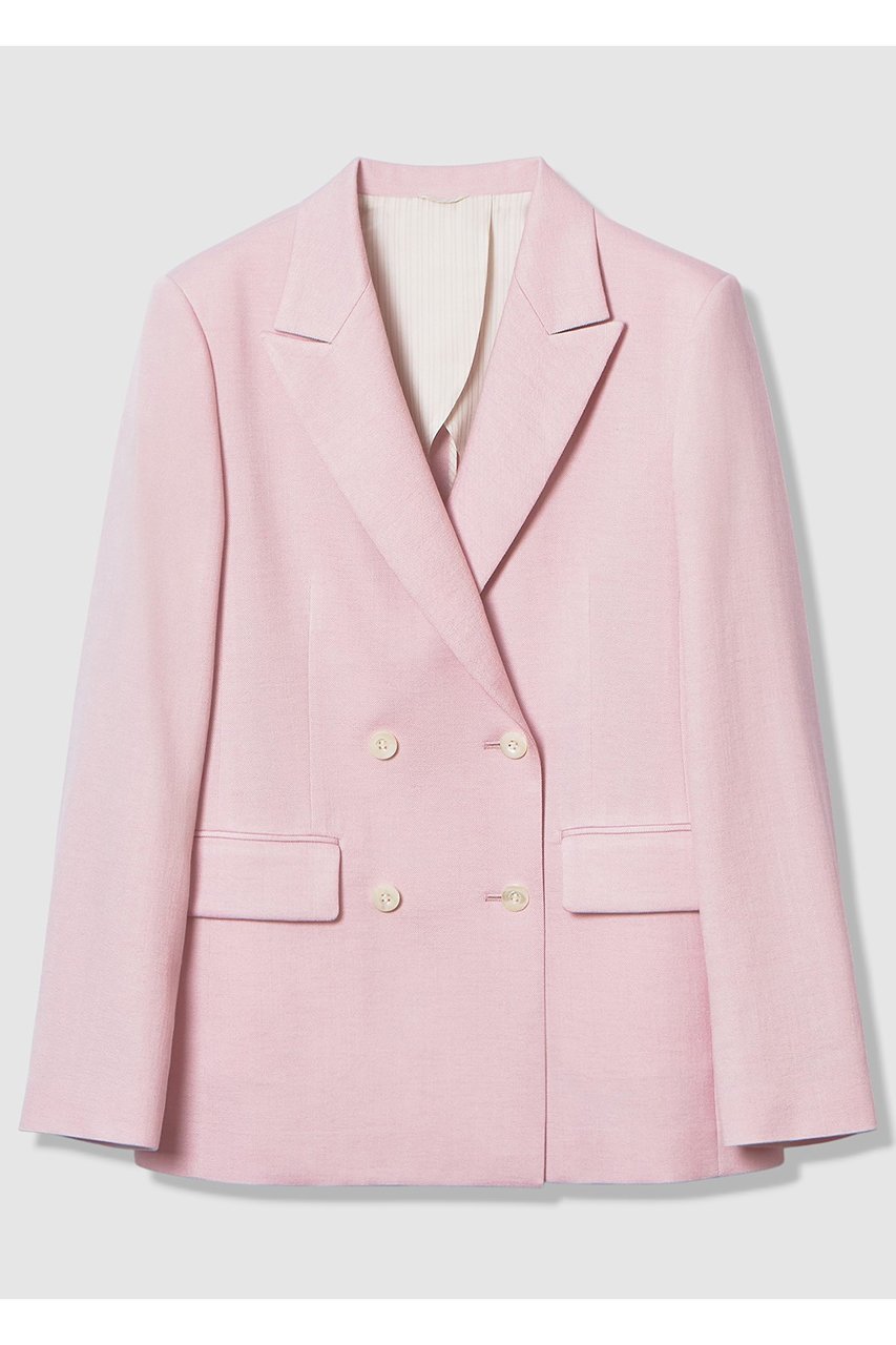 【アナイ/ANAYI】の【セットアップ対象商品】オックスストレッチダブルジャケット インテリア・キッズ・メンズ・レディースファッション・服の通販 founy(ファニー) 　ファッション　Fashion　レディースファッション　Fashion for Women　アウター　Coat / Outerwear Collection　レディースジャケット・軽アウター　Jackets　2026年　2026　おすすめ　Recommended / Our Picks　オックス　Oxford Fabric　ジャケット　Jacket, Outerwear　ストレッチ　Stretch, Stretchy Fabric　セットアップ　Set-Up, Coordinated Outfit　ダブル　Double, Double-Breasted　フォルム　Silhouette, Form　リュクス　Luxury, Elegant, High-End, Chic　ワイド　Wide, Wide Fit　エレガント 上品　Elegant　今季　This Season, Current Season　夏　Summer　定番　Standard, Basic Item　春　Spring　S/S・春夏　SS, Spring/Summer, Warm Season　ビジネス 仕事 通勤　Business / Work / Commuting　ピンク|ID: prp329100004843240 ipo3291000000035294219