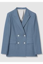 【アナイ/ANAYI】の【セットアップ対象商品】オックスストレッチダブルジャケット インディゴ|ID: prp329100004843240 ipo3291000000035294221