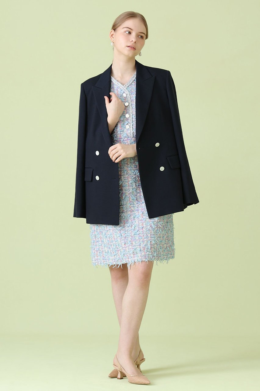 【アナイ/ANAYI】の【セットアップ対象商品】オックスストレッチダブルジャケット 人気、トレンドファッション・服の通販 founy(ファニー) 　ファッション　Fashion　レディースファッション　Fashion for Women　アウター　Coat / Outerwear Collection　レディースジャケット・軽アウター　Jackets　2026年　2026　おすすめ　Recommended / Our Picks　オックス　Oxford Fabric　ジャケット　Jacket, Outerwear　ストレッチ　Stretch, Stretchy Fabric　セットアップ　Set-Up, Coordinated Outfit　ダブル　Double, Double-Breasted　フォルム　Silhouette, Form　リュクス　Luxury, Elegant, High-End, Chic　ワイド　Wide, Wide Fit　エレガント 上品　Elegant　今季　This Season, Current Season　夏　Summer　定番　Standard, Basic Item　春　Spring　S/S・春夏　SS, Spring/Summer, Warm Season　ビジネス 仕事 通勤　Business / Work / Commuting　other-6|ID: prp329100004843240 ipo3291000000035294226