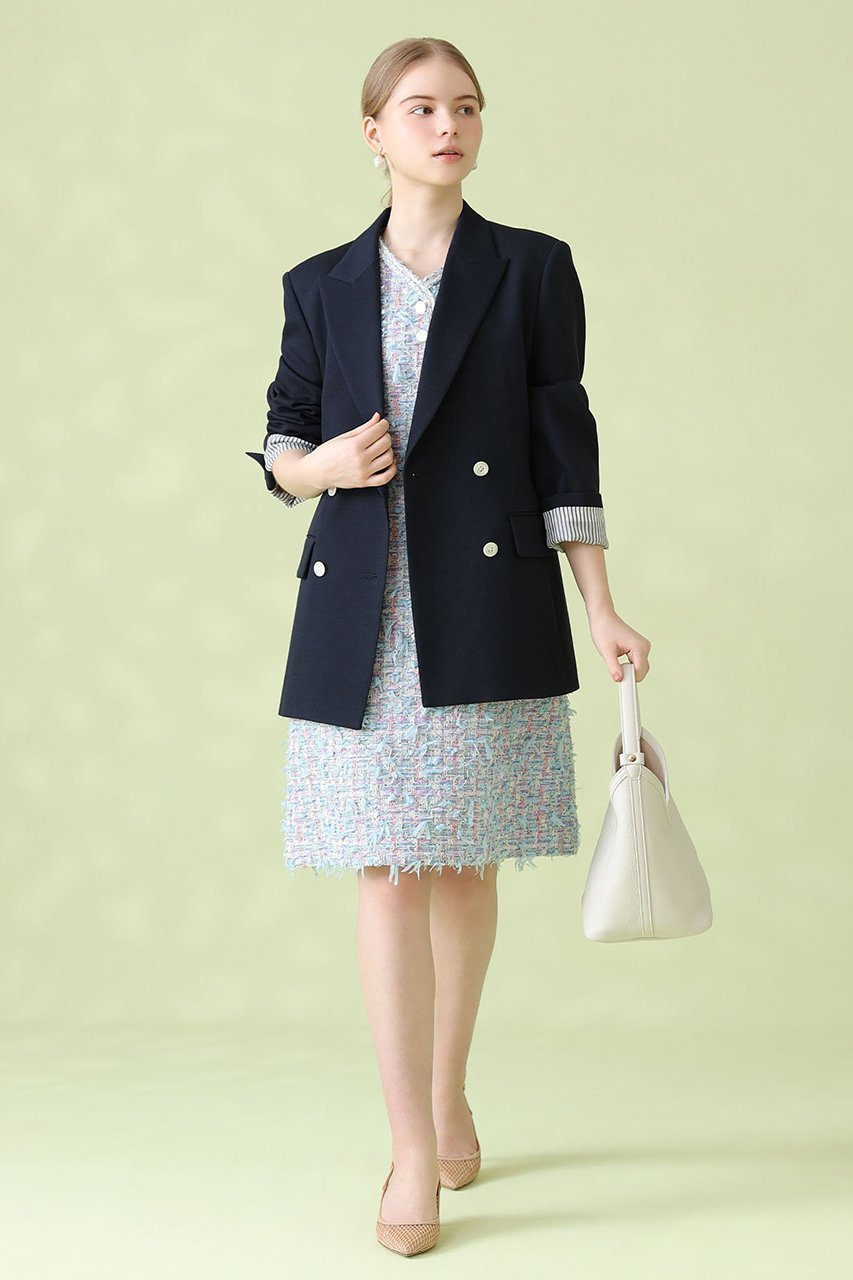 【アナイ/ANAYI】の【セットアップ対象商品】オックスストレッチダブルジャケット 人気、トレンドファッション・服の通販 founy(ファニー) 　ファッション　Fashion　レディースファッション　Fashion for Women　アウター　Coat / Outerwear Collection　レディースジャケット・軽アウター　Jackets　2026年　2026　おすすめ　Recommended / Our Picks　オックス　Oxford Fabric　ジャケット　Jacket, Outerwear　ストレッチ　Stretch, Stretchy Fabric　セットアップ　Set-Up, Coordinated Outfit　ダブル　Double, Double-Breasted　フォルム　Silhouette, Form　リュクス　Luxury, Elegant, High-End, Chic　ワイド　Wide, Wide Fit　エレガント 上品　Elegant　今季　This Season, Current Season　夏　Summer　定番　Standard, Basic Item　春　Spring　S/S・春夏　SS, Spring/Summer, Warm Season　ビジネス 仕事 通勤　Business / Work / Commuting　other-7|ID: prp329100004843240 ipo3291000000035294227