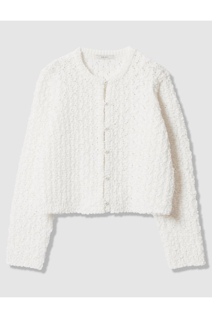 【アナイ/ANAYI】のビックスラブスレットカーディガン インテリア・キッズ・メンズ・レディースファッション・服の通販 founy(ファニー) https://founy.com/ ファッション Fashion レディースファッション Fashion for Women トップス・カットソー Cut & Sew Tops ニット Knit Tops & Sweaters カーディガン・羽織り Layered Style Cardigans 2026年 2026 カーディガン Cardigan, Knitwear ジャケット Jacket, Outerwear パール Pearl, Pearl Accent エレガント 上品 Elegant 夏 Summer 春 Spring S/S・春夏 SS, Spring/Summer, Warm Season |ID: prp329100004843241 ipo3291000000035294229