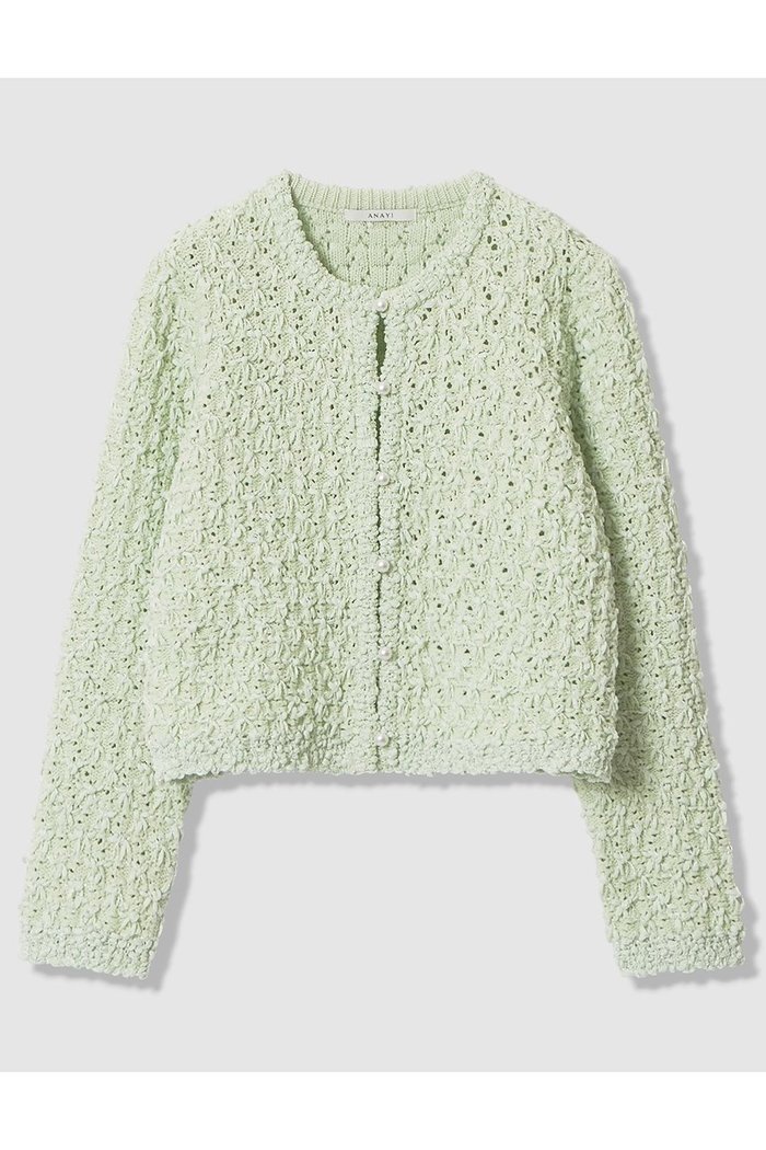 【アナイ/ANAYI】のビックスラブスレットカーディガン インテリア・キッズ・メンズ・レディースファッション・服の通販 founy(ファニー) https://founy.com/ ファッション Fashion レディースファッション Fashion for Women トップス・カットソー Cut & Sew Tops ニット Knit Tops & Sweaters カーディガン・羽織り Layered Style Cardigans 2026年 2026 カーディガン Cardigan, Knitwear ジャケット Jacket, Outerwear パール Pearl, Pearl Accent エレガント 上品 Elegant 夏 Summer 春 Spring S/S・春夏 SS, Spring/Summer, Warm Season |ID: prp329100004843241 ipo3291000000035294231