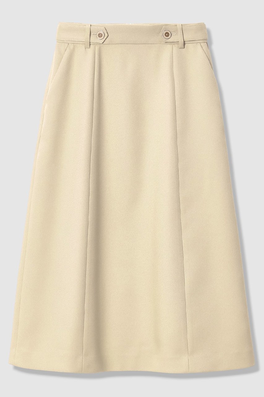 【アナイ/ANAYI】のブライトツイルベルト釦Aラインスカート インテリア・キッズ・メンズ・レディースファッション・服の通販 founy(ファニー) 　ファッション　Fashion　レディースファッション　Fashion for Women　スカート　Skirts　Aライン・フレアスカート　A-Line & Flared Skirts　ロングスカート　Long Skirts / Maxi & Midi Skirts　ベルト&ウエストマーク　Belts & Waist Accessories　2026年　2026　おすすめ　Recommended / Our Picks　ツイル　Twist, Twisted Detail　ベーシック　Basic, Essential　ロング　Long, Long-Length　ワイド　Wide, Wide Fit　夏　Summer　春　Spring　S/S・春夏　SS, Spring/Summer, Warm Season　ビジネス 仕事 通勤　Business / Work / Commuting　ベージュ|ID: prp329100004843244 ipo3291000000035294257