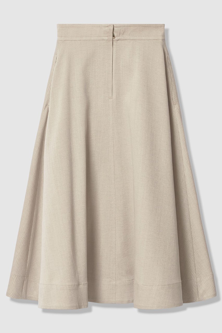 【アナイ/ANAYI】のオックスストレッチフレアスカート 人気、トレンドファッション・服の通販 founy(ファニー) 　ファッション　Fashion　レディースファッション　Fashion for Women　スカート　Skirts　Aライン・フレアスカート　A-Line & Flared Skirts　ロングスカート　Long Skirts / Maxi & Midi Skirts　オックス　Oxford Fabric　シンプル　Simple, Minimal　ストレッチ　Stretch, Stretchy Fabric　フレア　Flare, Flared　ロング　Long, Long-Length　ビジネス 仕事 通勤　Business / Work / Commuting　other-2|ID: prp329100004843245 ipo3291000000036909436