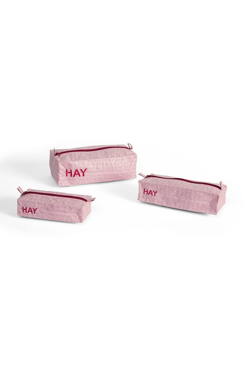 【ヘイ/HAY / GOODS】のCANDY MONO WASH BAG-BOX SET OF 3 インテリア・キッズ・メンズ・レディースファッション・服の通販 founy(ファニー) カラフル Colorful Design ポーチ Pouch, Small Case 旅行 Travel ライトピンク|ID: prp329100004844580 ipo3291000000036092121