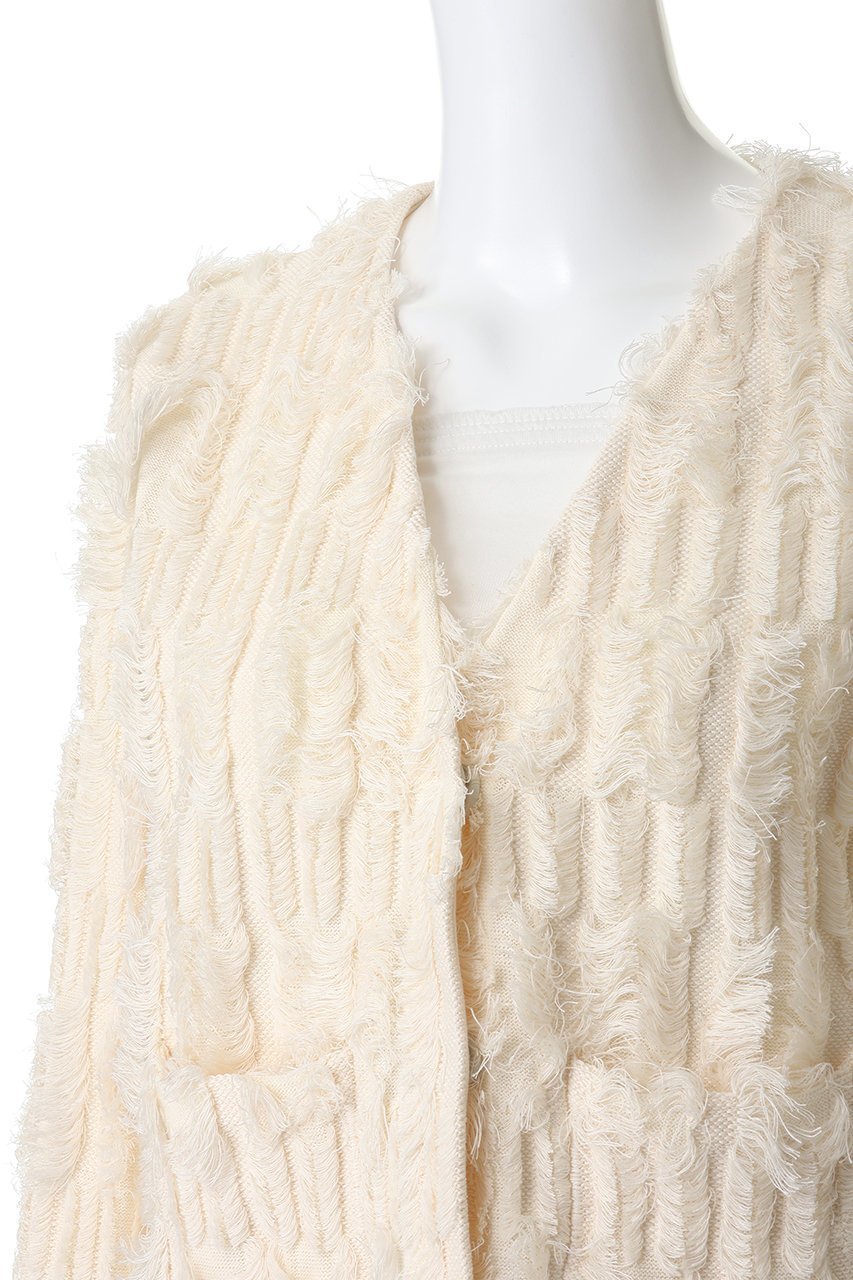 【エリオポール/heliopole】の【THREE DOTS】ブライトコットンフリンジジャケット 人気、トレンドファッション・服の通販 founy(ファニー) 　ファッション　Fashion　レディースファッション　Fashion for Women　アウター　Coat / Outerwear Collection　レディースジャケット・軽アウター　Jackets　2026年　2026　おすすめ　Recommended / Our Picks　ジャケット　Jacket, Outerwear　セットアップ　Set-Up, Coordinated Outfit　デニム　Denim, Jeans Material　フリンジ　Fringe, Tassel　夏　Summer　春　Spring　S/S・春夏　SS, Spring/Summer, Warm Season　other-5|ID: prp329100004844583 ipo3291000000035320394