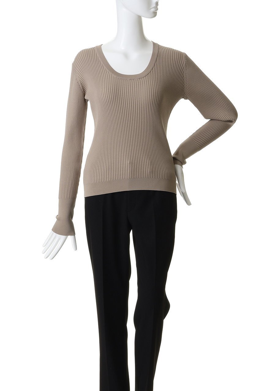 【エリオポール/heliopole】の【THREE DOTS】LUXE レーヨンリブ JESSICA 人気、トレンドファッション・服の通販 founy(ファニー) 　ファッション　Fashion　レディースファッション　Fashion for Women　トップス・カットソー　Cut & Sew Tops　ニット　Knit Tops & Sweaters　カジュアルプルオーバー・ニットトップス　Pullovers & Knit Tops / Casual Pullovers　2026年　2026　インナー　Innerwear　コンパクト　Compact, Small Size　シンプル　Simple, Minimal　リブニット　Rib Knit, Ribbed Knit　夏　Summer　春　Spring　S/S・春夏　SS, Spring/Summer, Warm Season　長袖　Long Sleeve, Full Sleeve　other-2|ID: prp329100004844584 ipo3291000000035320400