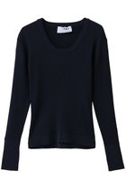 【エリオポール/heliopole】の【THREE DOTS】LUXE レーヨンリブ JESSICA ネイビー|ID: prp329100004844584 ipo3291000000036952211